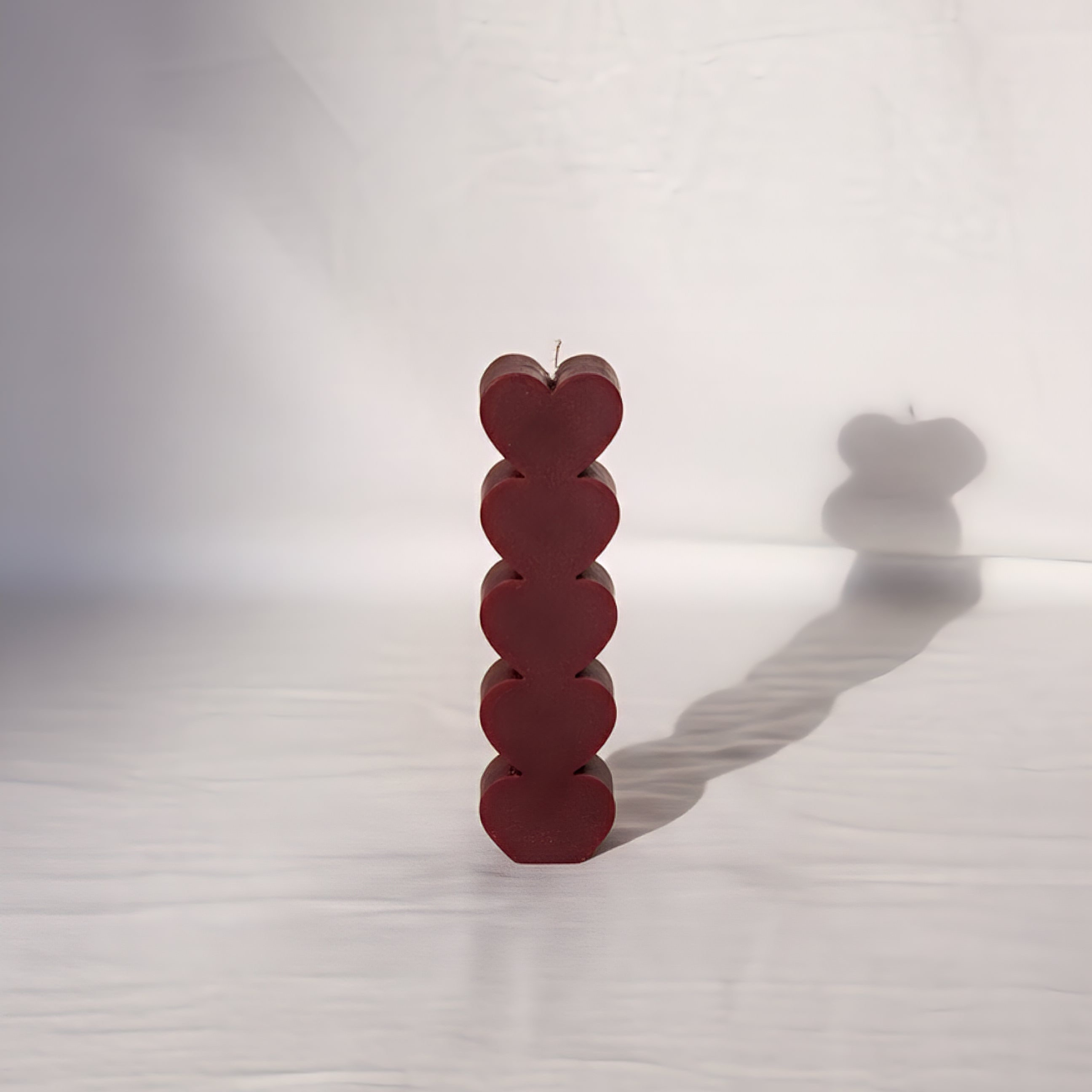 Heart Pillar Candle