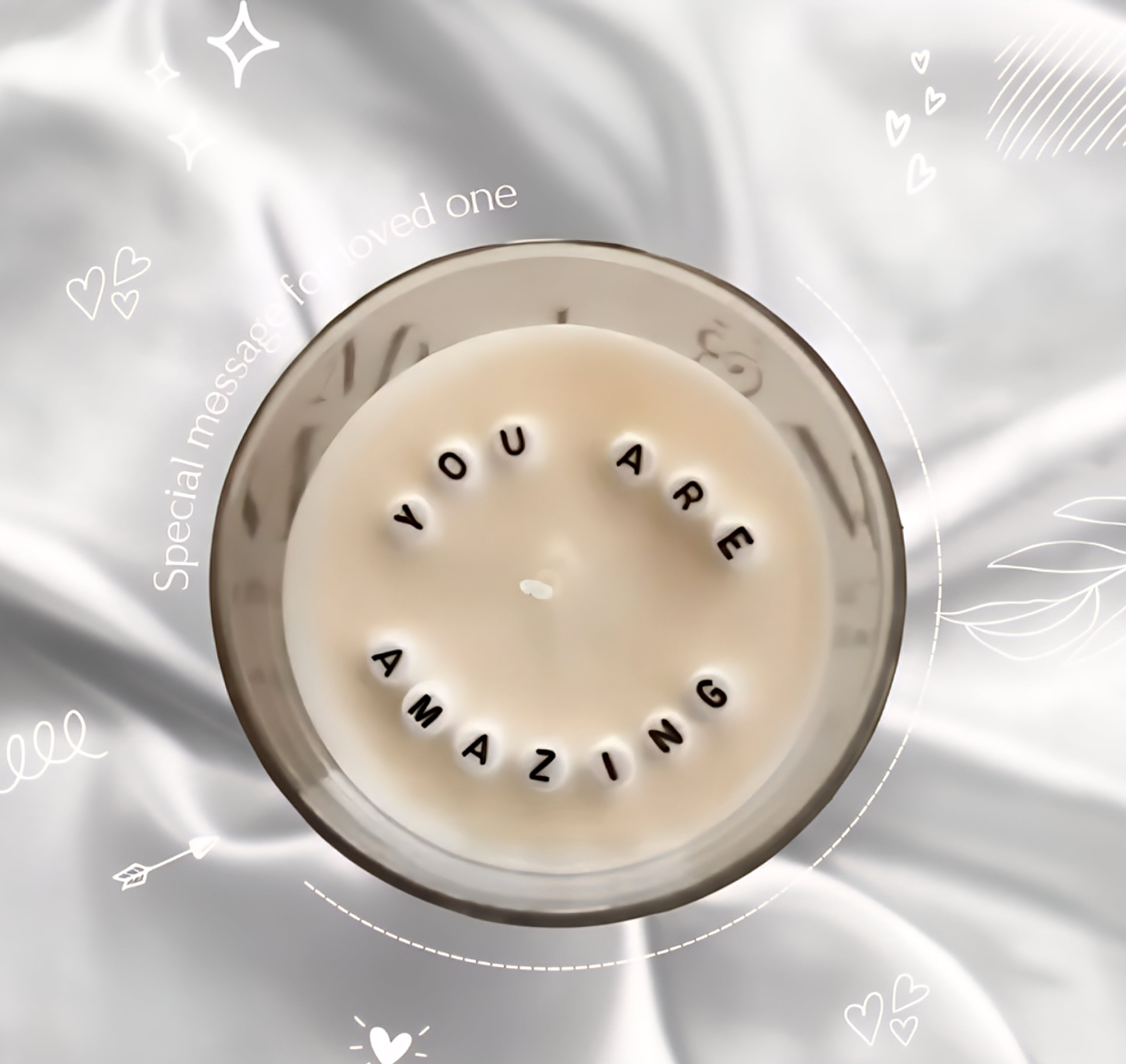 Hidden Message Candle