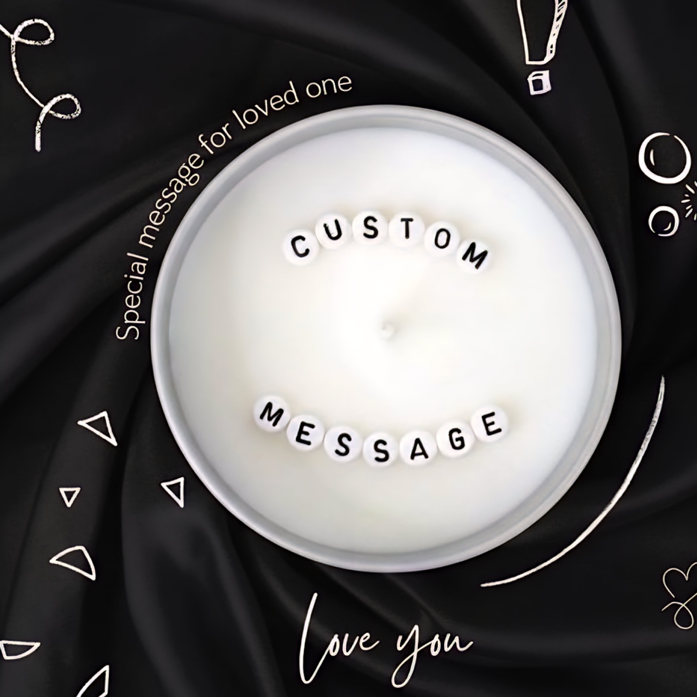 Hidden Message Candle