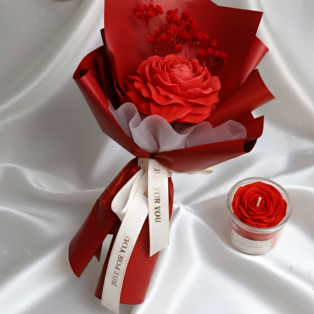 Bouquet Candle ( ROSE, LUXURY, TULIP)