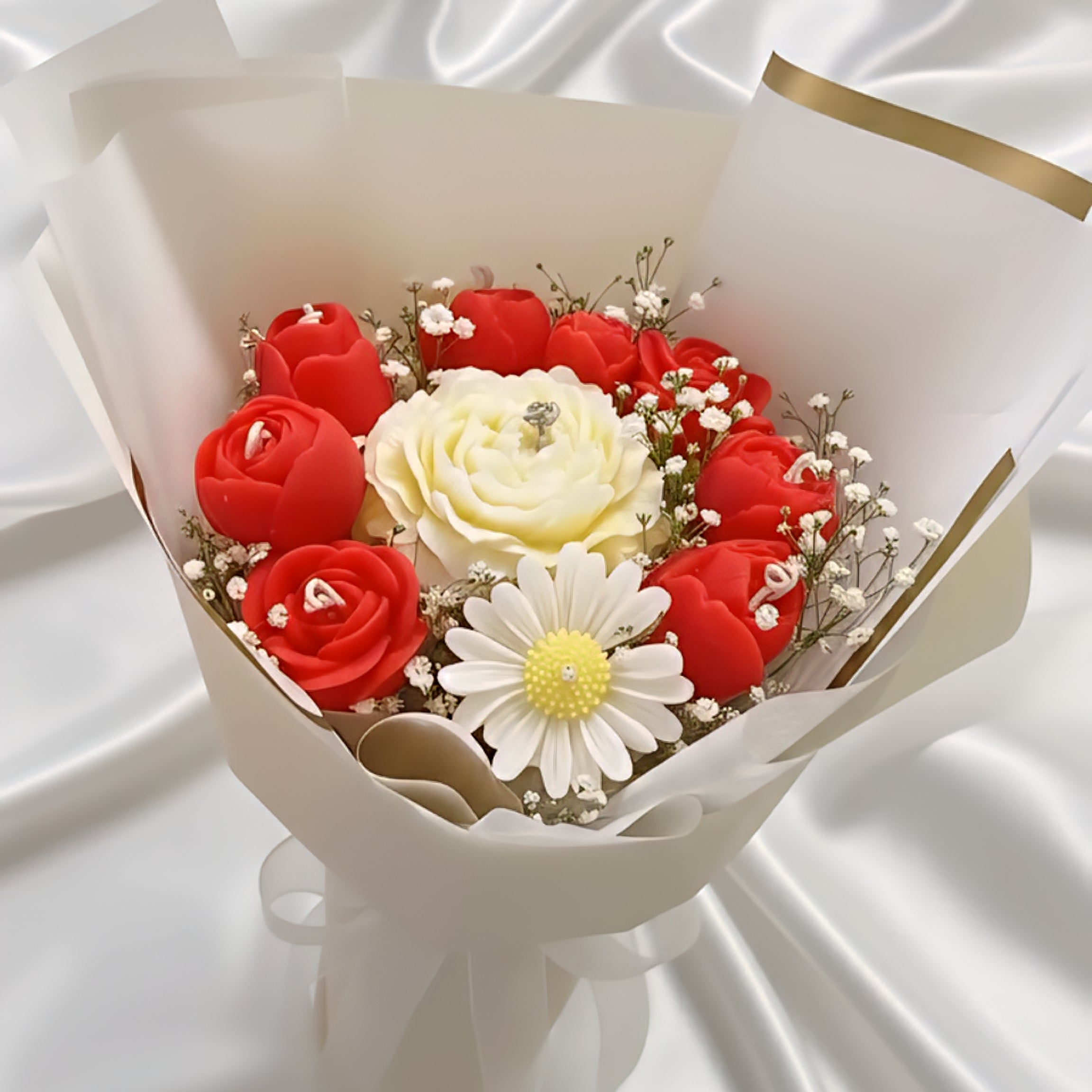 Bouquet Candle ( ROSE, LUXURY, TULIP)