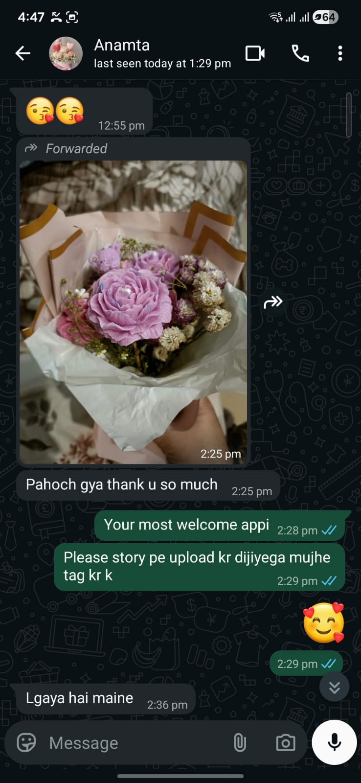 Customer testimonial