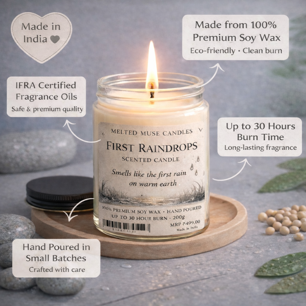 First Raindrop candle