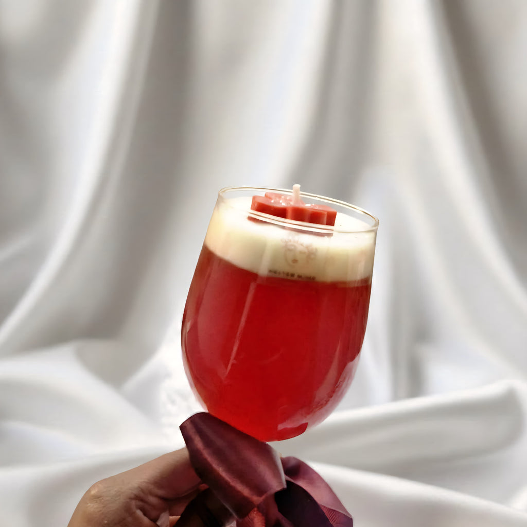 Wine heart candle 🍷26CM