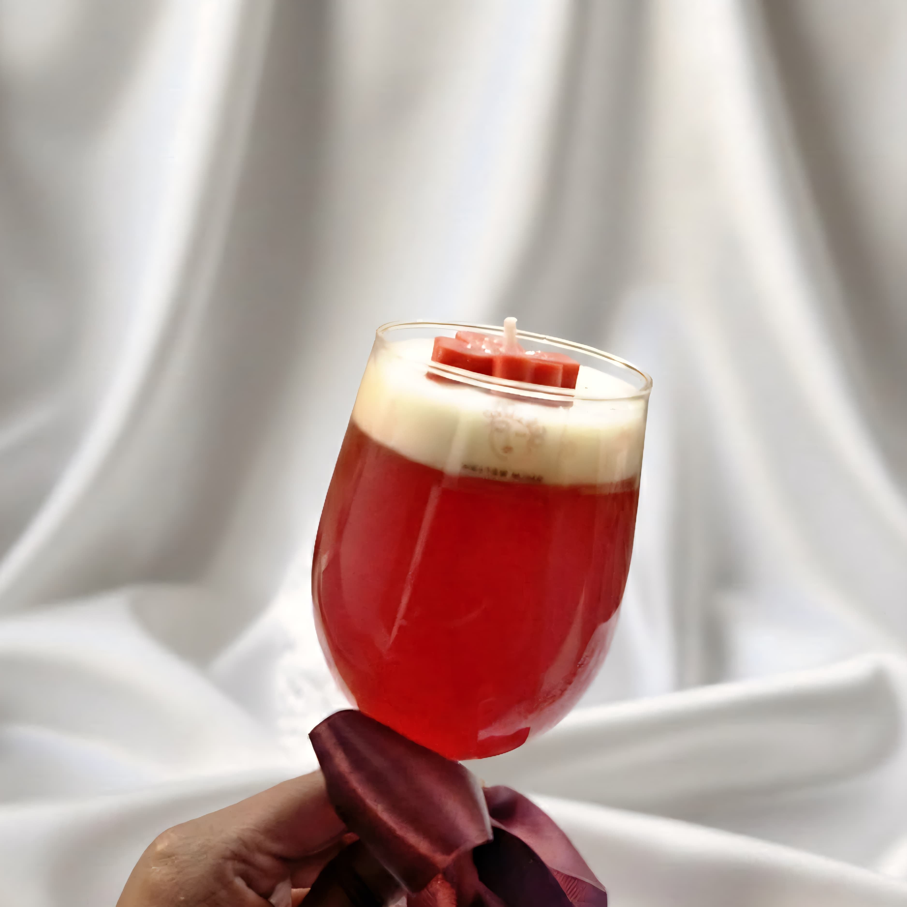 Wine heart candle 🍷26CM