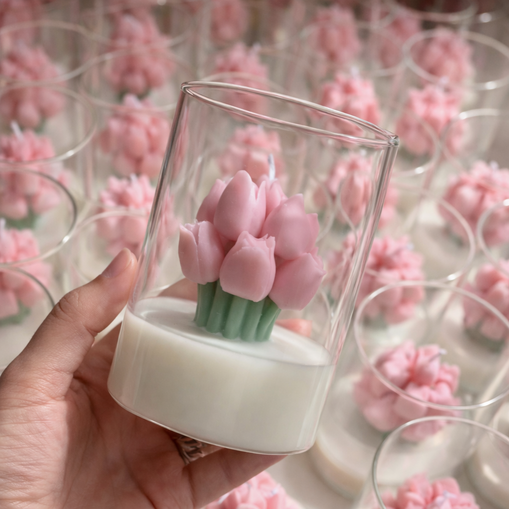 Tulip Jar Candle