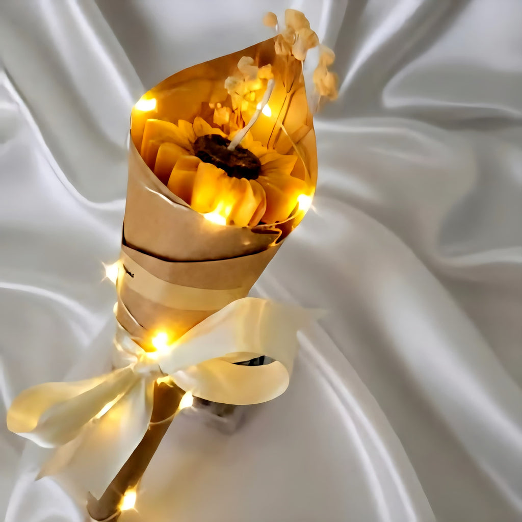 Sunflower Bouquet Candle 🌻